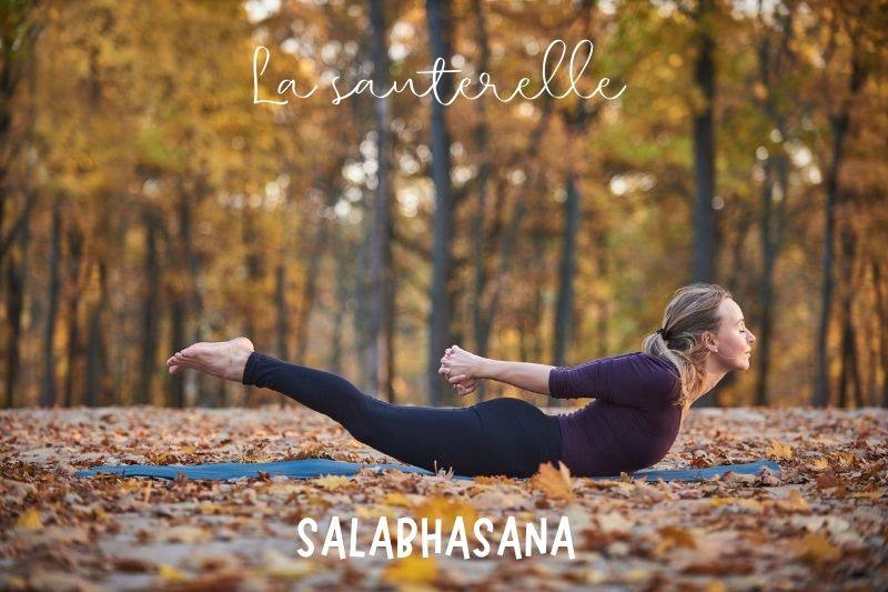 Salabhasana asana yoga